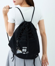 PAUL & JOE ACCESSOIRES（ポールアンドジョーアクセソワ）の「【WEB限定】【ELGAES限定】PAUL & JOE ACCESSOIRES (ポール＆ジョーアクセソワ)ナップサック PJA-B1434 95 EMBROIDERY BAG（バックパック/リュック）」