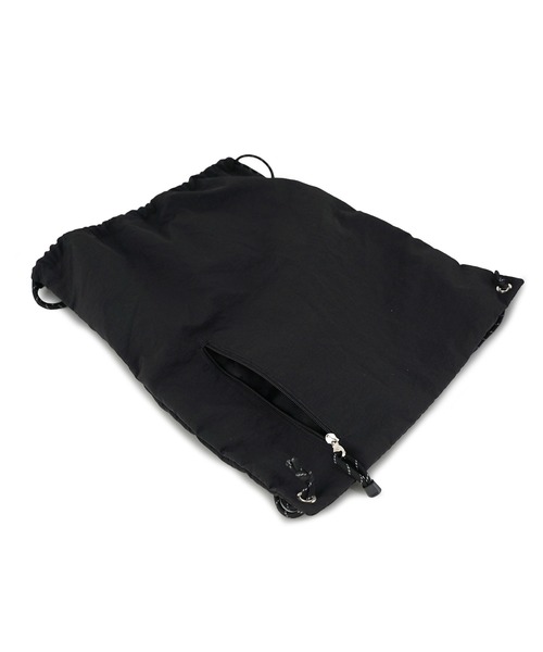 PAUL & JOE ACCESSOIRES（ポールアンドジョーアクセソワ）の「【WEB限定】【ELGAES限定】PAUL & JOE ACCESSOIRES (ポール＆ジョーアクセソワ)ナップサック PJA-B1434 95 EMBROIDERY BAG（バックパック/リュック・レディース・ブラック・FREE）」の8枚目の写真