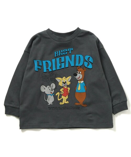 BREEZE(ブリーズ)の「ヴィンテージグラフィック長袖Tシャツ(Tシャツ/カットソー・キッズ・オフホワイト/アイボリー/チャコール/グリーン・80/90/100/110/120/130/140)」の14枚目の写真