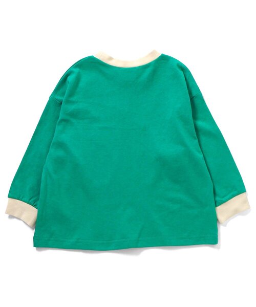 BREEZE(ブリーズ)の「ヴィンテージグラフィック長袖Tシャツ(Tシャツ/カットソー・キッズ・オフホワイト/アイボリー/チャコール/グリーン・80/90/100/110/120/130/140)」の16枚目の写真