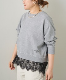 PUAL CE CIN（ピュアルセシン）の「ロゴ刺繍ショートスウェット（スウェット）」