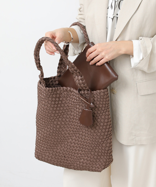 JOURNAL STANDARD relume（ジャーナルスタンダード　レリューム）の「［26SS新作］RELUME メッシュTOTE（トートバッグ・レディース・ブラウン系その他/ブラック・FREE）」の11枚目の写真