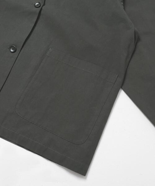 FORK&SPOON(フォークアンドスプーン)の「FORK&SPOON ビッグジャケット(その他アウター・レディース・チャコールグレー/ベージュ・1)」の10枚目の写真