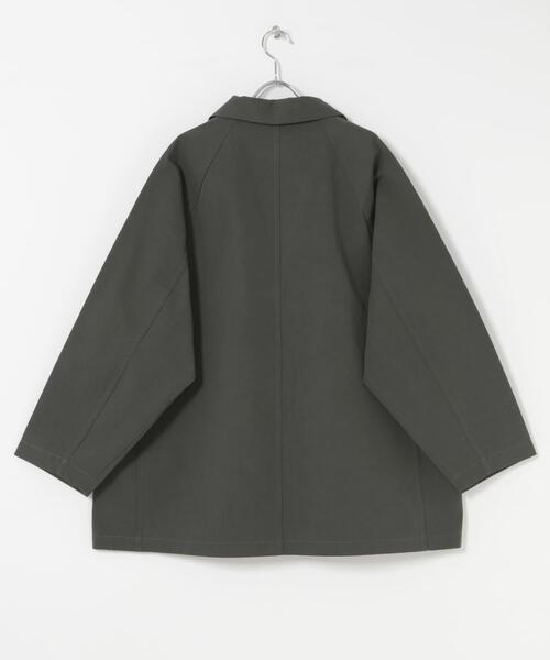 FORK&SPOON(フォークアンドスプーン)の「FORK&SPOON ビッグジャケット(その他アウター・レディース・チャコールグレー/ベージュ・1)」の12枚目の写真