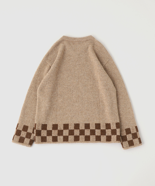 JOURNAL STANDARD relume(ジャーナルスタンダード レリューム)の「DEL SOL / デルソル 別注 PERU ALPACA Vneck KNIT(ニット/セーター・メンズ・ベージュ・MEDIUM/LARGE)」の2枚目の写真