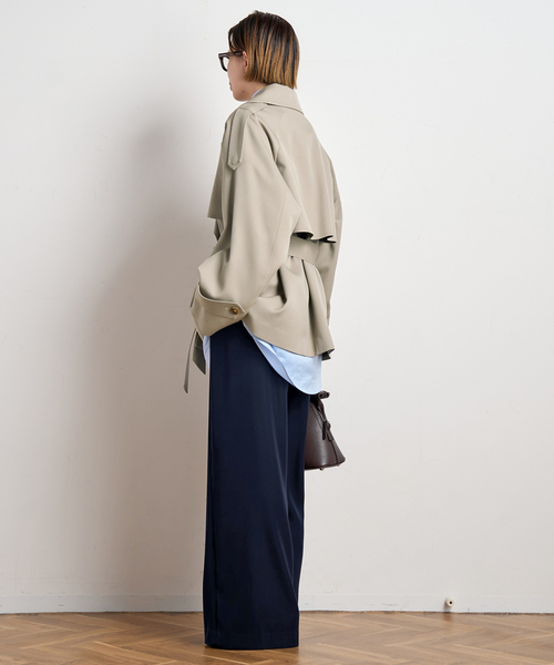 AP STUDIO（エーピーストゥディオ）の「belted trench coat（トレンチコート・レディース・ベージュ・FREE）」の16枚目の写真