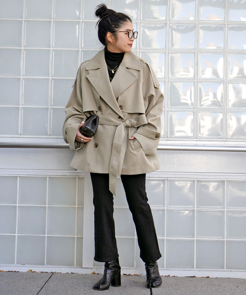 AP STUDIO（エーピーストゥディオ）の「belted trench coat（トレンチコート・レディース・ベージュ・FREE）」の22枚目の写真
