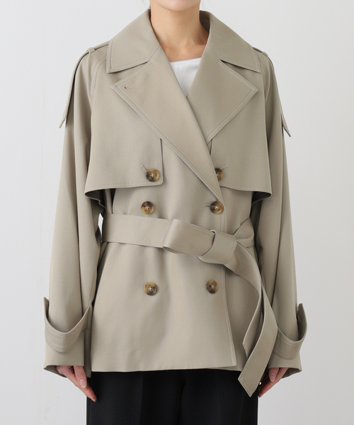apストゥディオ　トレンチコート belted trench coat（トレンチコート）｜AP STUDIO（エーピー