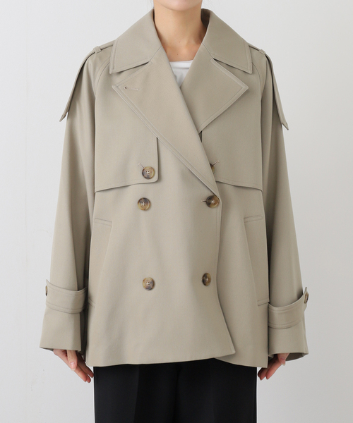 AP STUDIO（エーピーストゥディオ）の「belted trench coat（トレンチコート・レディース・ベージュ・FREE）」の12枚目の写真