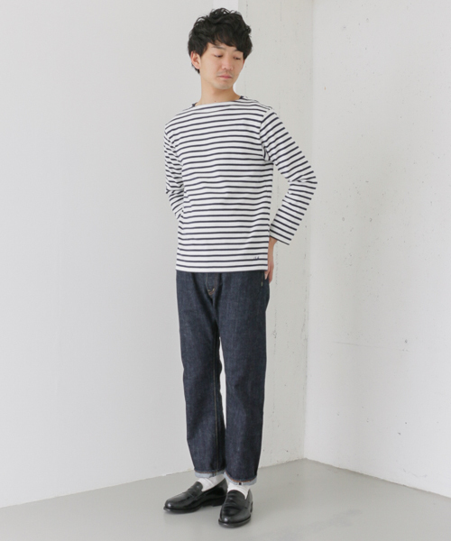 URBAN RESEARCH DOORS MENS(アーバンリサーチ ドアーズ メンズ)の「FORK&SPOON Color Border(Tシャツ/カットソー・メンズ・グレー系その他/ブルー系その他/ホワイト/レッド・4/3/5)」の7枚目の写真