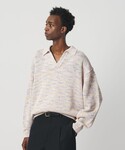 BEAUTY&YOUTH UNITED ARROWS（ビューティーアンドユースユナイテッドアローズ）の「＜OWNESS＞クリスピー コットン ミックス スキッパー ニット（ニット/セーター・S）」