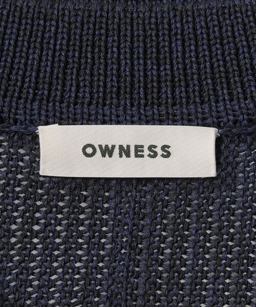 BEAUTY&YOUTH UNITED ARROWS（ビューティーアンドユースユナイテッドアローズ）の「＜OWNESS＞クリスピー コットン ミックス スキッパー ニット（ニット/セーター・メンズ・その他1/ネイビー・S/M/L）」の17枚目の写真