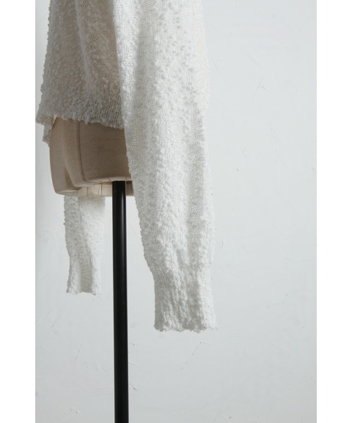 ARVELLIA(アルベリア)の「POPCORN KNIT TOP(ニット/セーター・レディース・ブラック/ホワイト・M)」の21枚目の写真