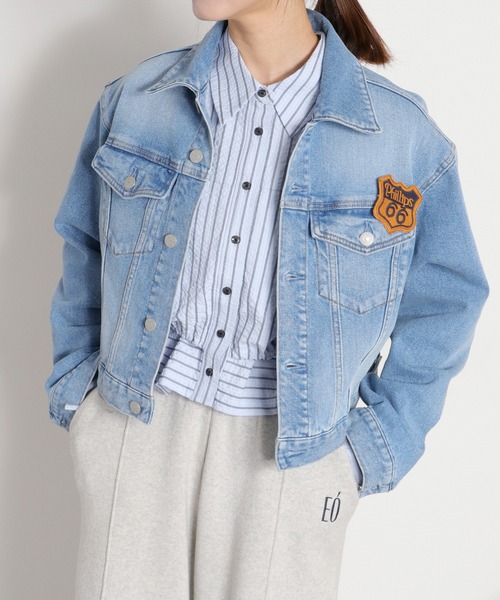 セットアップ対応可能〉スカーフセットデニムジャケット（デニム