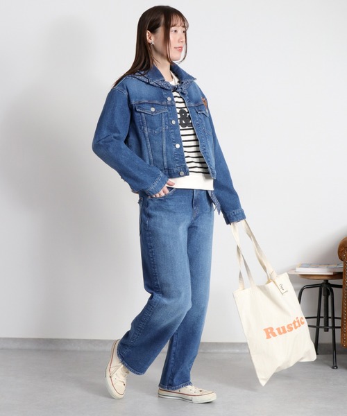 cepo（セポ）の「〈セットアップ対応可能〉スカーフセットデニムジャケット（デニムジャケット・レディース・ブルー系3/ブルー系2・M）」の11枚目の写真