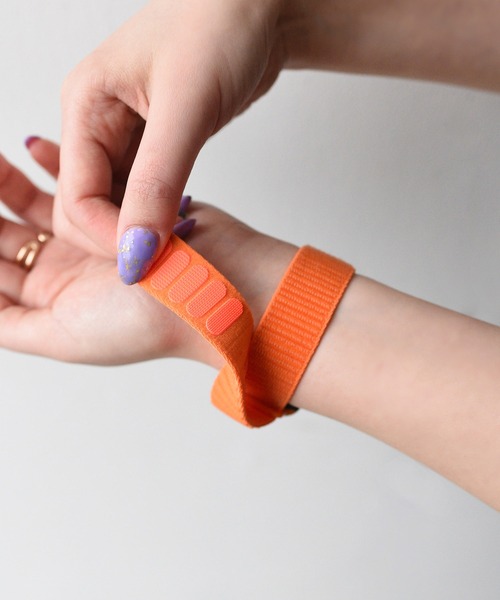 styiro(スタイロ)の「Apple Watch Band ビビッドベルト(デジタル腕時計・レディース・オレンジ/ラベンダー/ピンク/ライトブルー/アイボリー/ブラック・42mm/38mm)」の16枚目の写真