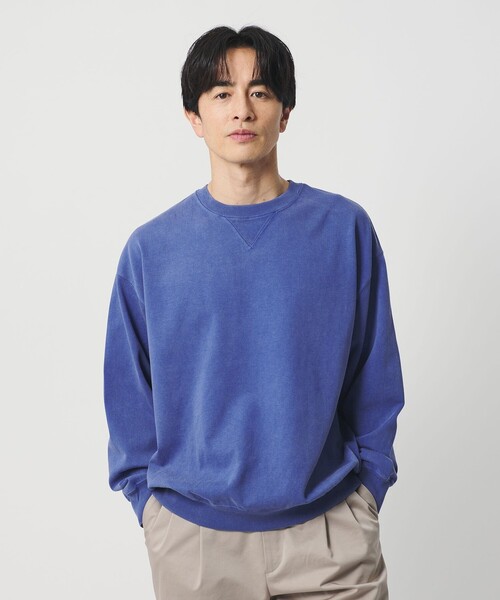 BEAUTY&YOUTH UNITED ARROWS（ビューティーアンドユースユナイテッドアローズ）の「スノーウォッシュ TEE スウェット（スウェット・メンズ・コバルトブルー/ブラック/ナチュラル・M/L/S/XL）」の3枚目の写真