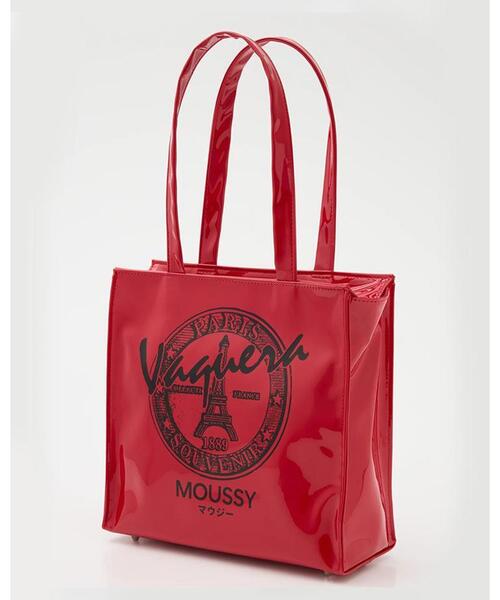 L.H.P（エルエイチピー）の「VAQUERA×MOUSSY/ヴァケラ×マウジー/VQ MINI SHOPPING BAG（トートバッグ・レディース・レッド/ブラック・S）」の17枚目の写真