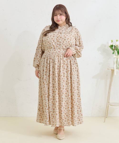 Louiosy(ルオシー)の「【Louiosy】【大きいサイズ】チャーム付きフレアスカート(スカート・レディース・ホワイト系その他2/ブルー系その他・3L/X-LARGE/4L)」の10枚目の写真