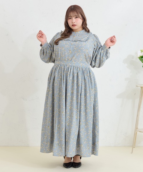 Louiosy(ルオシー)の「【Louiosy】【大きいサイズ】チャーム付きフレアスカート(スカート・レディース・ホワイト系その他2/ブルー系その他・3L/X-LARGE/4L)」の16枚目の写真