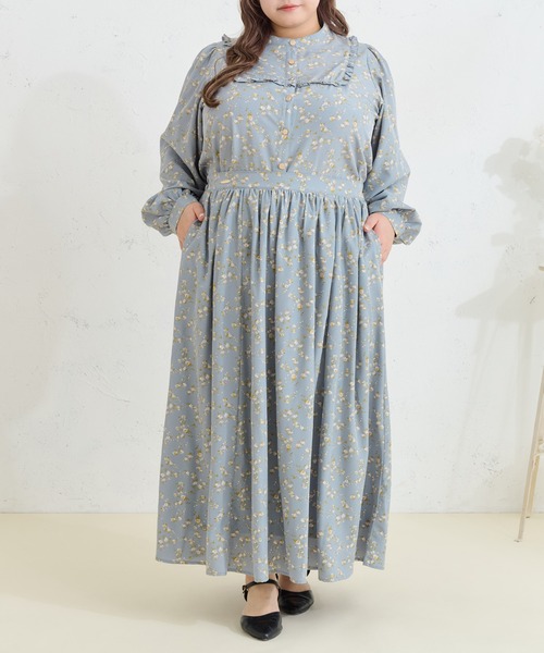 Louiosy(ルオシー)の「【Louiosy】【大きいサイズ】チャーム付きフレアスカート(スカート・レディース・ホワイト系その他2/ブルー系その他・3L/X-LARGE/4L)」の17枚目の写真