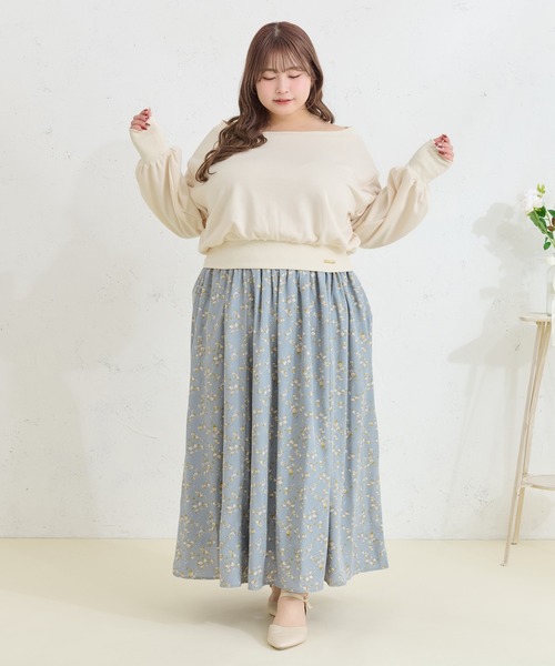 Louiosy(ルオシー)の「【Louiosy】【大きいサイズ】チャーム付きフレアスカート(スカート・レディース・ホワイト系その他2/ブルー系その他・3L/X-LARGE/4L)」の18枚目の写真