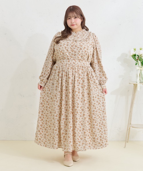Louiosy(ルオシー)の「【Louiosy】【大きいサイズ】チャーム付きフレアスカート(スカート・レディース・ホワイト系その他2/ブルー系その他・3L/X-LARGE/4L)」の9枚目の写真
