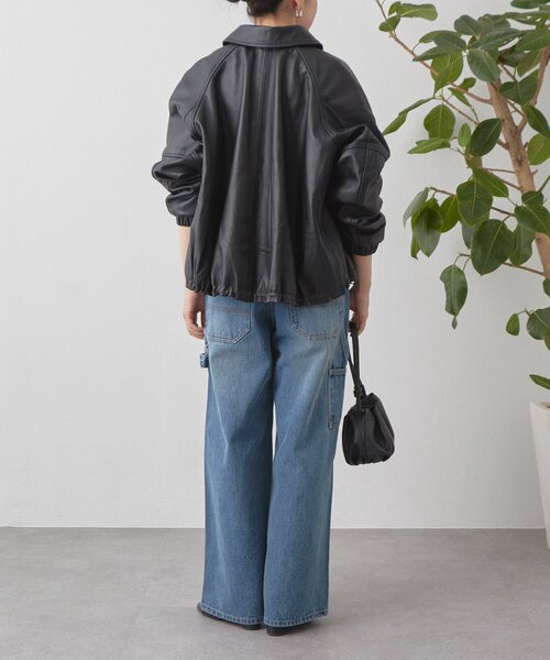 BEARDSLEY（ビアズリー）の「レザーブルゾン（ブルゾン・レディース・ブラック・FREE）」の10枚目の写真