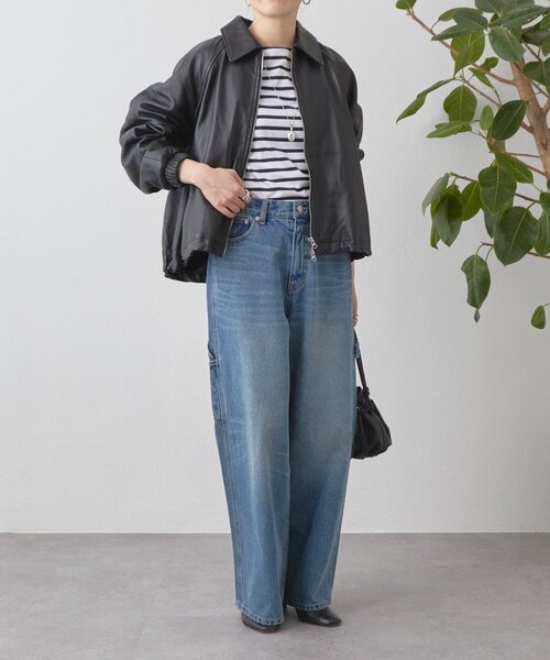 BEARDSLEY（ビアズリー）の「レザーブルゾン（ブルゾン・レディース・ブラック・FREE）」の11枚目の写真