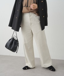 PUAL CE CIN | カツラギワイドストレートパンツ(その他パンツ)