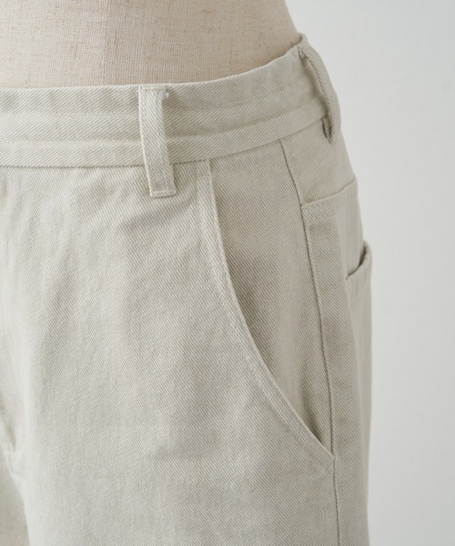 PUAL CE CIN(ピュアルセシン)の「カツラギワイドストレートパンツ(その他パンツ・レディース・ネイビー/ライトベージュ・FREE)」の20枚目の写真