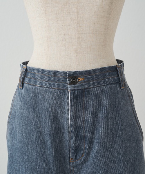 PUAL CE CIN(ピュアルセシン)の「カツラギワイドストレートパンツ(その他パンツ・レディース・ネイビー/ライトベージュ・FREE)」の15枚目の写真