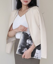 ROYAL PARTY（ロイヤルパーティー）の「ノーカラージャケット（ノーカラージャケット）」