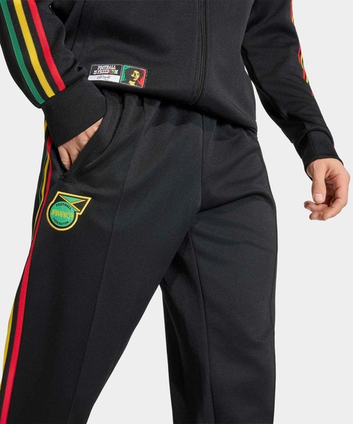 adidas（アディダス）の「ジャマイカ代表 オリジナルス トラックパンツ / アディダス adidas（スウェットパンツ・メンズ・ブラック・XX-LARGE/XXX-LARGE/LARGE/MEDIUM/SMALL/X-LARGE）」の13枚目の写真