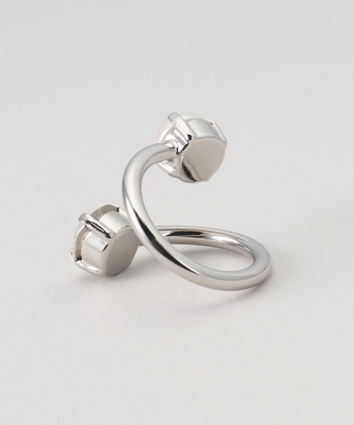 JUSTINE CLENQUET（ジュスティーヌクランケ）の「【JUSTINE CLENQUET/ジャスティーヌ クランケ】 ANNIE RING（リング・レディース・シルバー・FREE）」の2枚目の写真