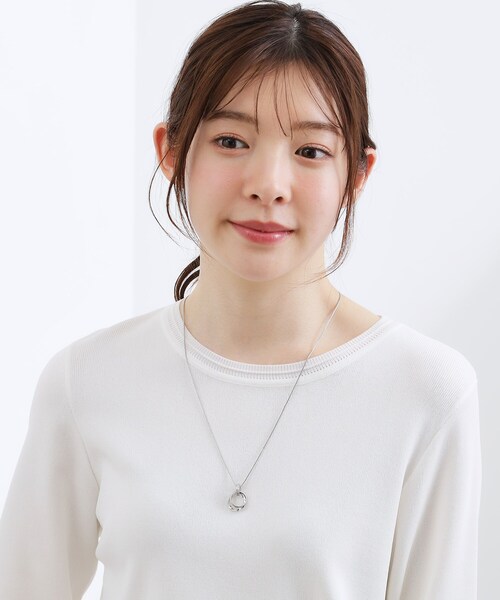 grove（グローブ）の「キラキラミニリングワントップネックレス（ネックレス・レディース・ゴールド/シルバー/ピンクゴールド・00）」の9枚目の写真