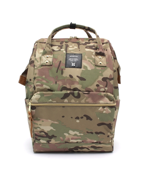 anello（アネロ）の「WEGO/anello口金ポリデイパック（バックパック/リュック・メンズ・トリコロール/ブラック/ネイビー/その他1・FREE）」の4枚目の写真