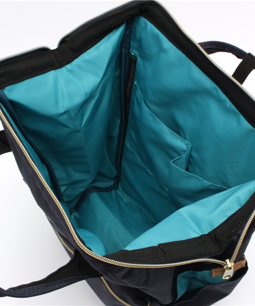 anello（アネロ）の「WEGO/anello口金ポリデイパック（バックパック/リュック・メンズ・トリコロール/ブラック/ネイビー/その他1・FREE）」の18枚目の写真