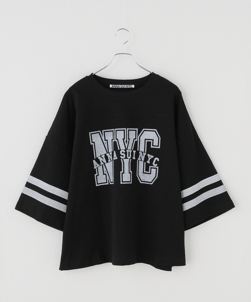 anna sui nyc（アナ スイ エヌ ワイ シー）の「ANNA SUI NYC / アナスイエヌワイシー ワッフルロングスリーブTシャツ（Tシャツ/カットソー・レディース・ホワイト/ブラック・FREE）」の15枚目の写真