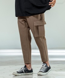 Magine（マージン）の「mp14660- Asymmetric Cargo Pocket Bonded Houndstooth Pants カーゴポケットパンツ(MGN-261-030)（カーゴパンツ）」