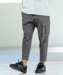 Magine | mp14660- Asymmetric Cargo Pocket Bonded Houndstooth Pants カーゴポケットパンツ(MGN-261-030)(カーゴパンツ)