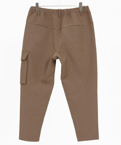 Magine（マージン）の「mp14660- Asymmetric Cargo Pocket Bonded Houndstooth Pants カーゴポケットパンツ(MGN-261-030)（カーゴパンツ・メンズ・ブラウン/ブラック・48/46/44）」の15枚目の写真