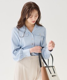 Andemiu | カイキンキンボタンブラウス641177(シャツ/ブラウス)