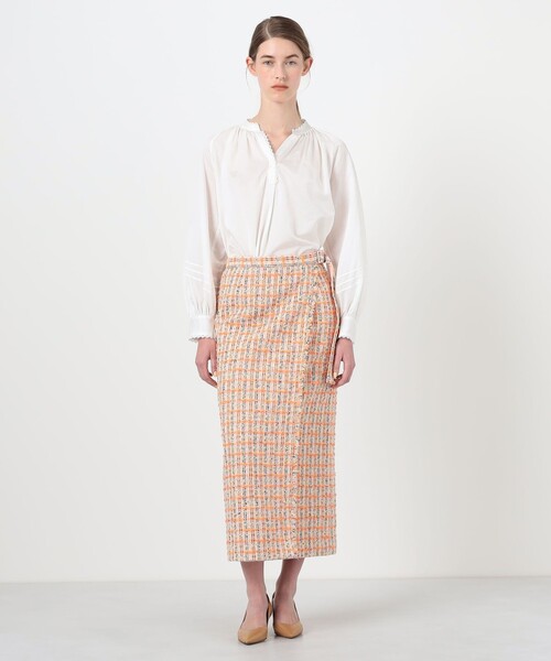 BALLSEY(ボールジィ)の「Orangette ラップスカート(スカート・レディース・オレンジ系その他・36)」の2枚目の写真