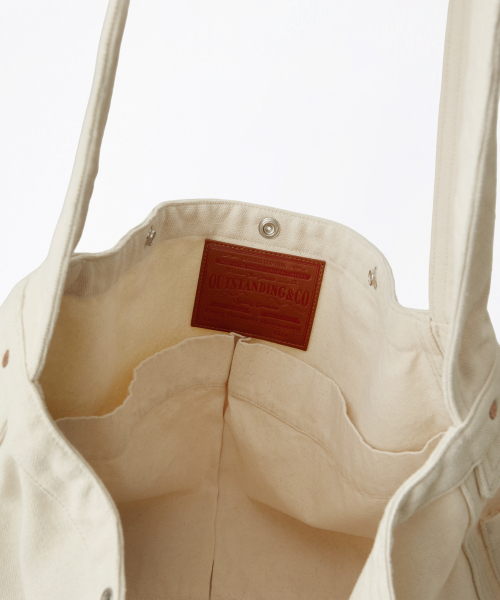 OUTSTANDING（アウトスタンディング）の「NEWSPAPER BAG(INDEPENDENT)_ECRU（メッセンジャーバッグ・メンズ・その他・FREE）」の6枚目の写真
