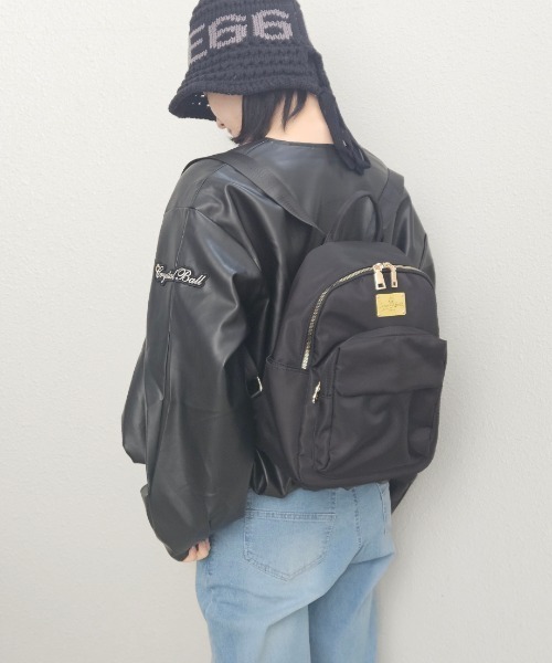 CRYSTAL BALL（クリスタルボール）の「ナイロンバックパック（バックパック/リュック・レディース・ブラック・FREE）」の2枚目の写真