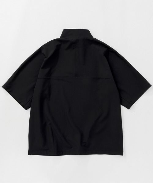 KAVU(カブー)の「KAVU/カブー N-HZ SHELTECH SHIRTS/ニューハーフジップシェルテックシャツ(シャツ/ブラウス・メンズ・ベージュ/ブラック・LARGE/MEDIUM)」の3枚目の写真
