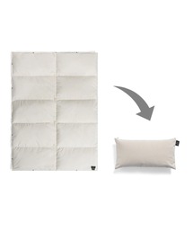 TAION（タイオン）の「【TAION（タイオン）】ルームダウン 超軽量 800FP 羽毛膝掛け クッションカバー付き（ブランケットサイズ）（ブランケット）」