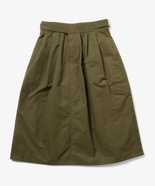 BEAMS BOY（ビームスボーイ）の「【FUDGE5月号掲載】BEAMS BOY / ポプリン グルカ ミドル（スカート・レディース・オリーブ/ネイビー・ONE SIZE）」の5枚目の写真