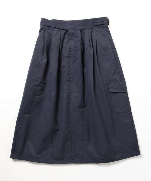 BEAMS BOY（ビームスボーイ）の「【FUDGE5月号掲載】BEAMS BOY / ポプリン グルカ ミドル（スカート・レディース・オリーブ/ネイビー・ONE SIZE）」の21枚目の写真